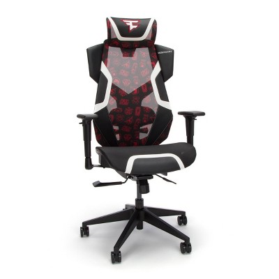 FaZe Pattern High-Back Ergonomic Gaming Chair with Strong Mesh & Lumbar Support