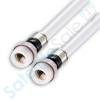 SatelliteSale Digital RG-6/U 75 Ohm Coaxial Cable with F-Type Waterproof Connectors Indoor/Outdoor Universal Wire Black and White Cord - 2 of 4