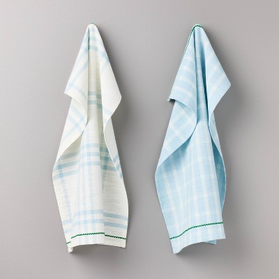 2ct Mixed Plaid Kitchen Towel Set - Hearth & Hand™ With Magnolia : Target