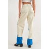 Women's Color Blocked Long Pants - Pretty Garbage - 3 of 4