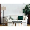 Cal Lighting Crofton metal floor lamp with metal tray table and 2 USB charging ports and a weight base. - 2 of 4