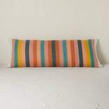 Oversized Oblong Woven Stripe Decorative Throw Pillow - Opalhouse™ designed with Jungalow™