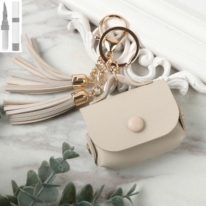 HTUTWOO Apple AirPods Pro Case Cover Genuine Leather Case with a Couple of Drooping Tassels for Apple Airpods Pro/Pro2 - 1 of 4