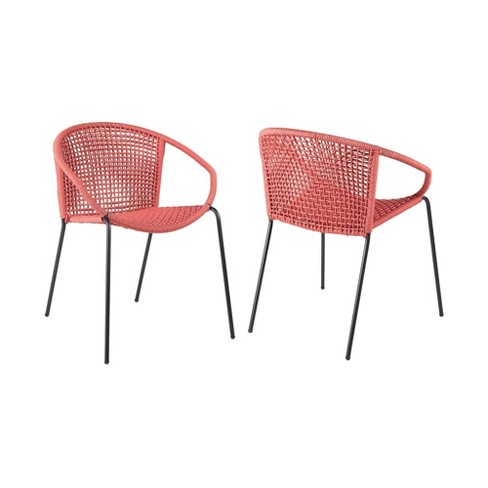 Red stackable online chairs