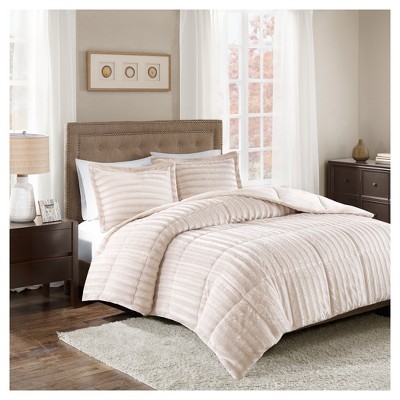 ugg fur comforter set