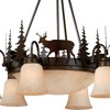 Vaxcel Bryce 9 - Light Chandelier in  Burnished Bronze - 4 of 4
