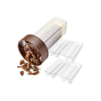 O'Creme Chocolate Shaver, Rotary Hand Held Grater and Slicer Device For Gourmet Quality Chocolate Shavings