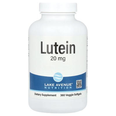 Lake Avenue Nutrition Lutein, 20 mg, 360 Veggie Softgels