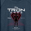 Women's - TRON Ares - Tron Dark Digital Lightweight French Terry Wide Neck Long Sleeve Graphic Shirt - 2 of 4