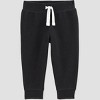 Carter's Just One You® Baby Boys' 3pc Plaid Pullover Sweater with Long Sleeve Bodysuit and Jogger Pants Set - Black - 3 of 4