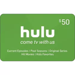 Hulu Gift Card $50 (Mail Delivery)