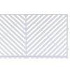 CAVINAS Patio Decorative Screen Metal Fence Privacy Screen with Stripe Pattern for Outside and Garden, 76" H×48" W - 3 of 4