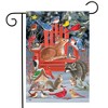 Briarwood Lane Snow Day Gathering Winter Garden Flag Fawn Birds C - 2 of 4