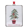 Seasons Greetings Pine Tree Ornament (Set of 12) - 4 of 4