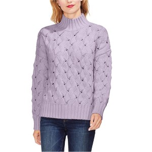 Vince Camuto Womens Open Knit Pullover Sweater - 1 of 1