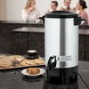 VEVOR Commercial Coffee Urn, 30 Cup 4.5 L Hot Beverage Dispenser with Dripless Faucet, Quick-Brewing Commercial Coffee Maker, Silver - 2 of 4