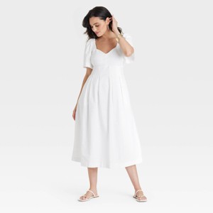 Women's Short Sleeve Midi Dress - A New Day™ - 1 of 3