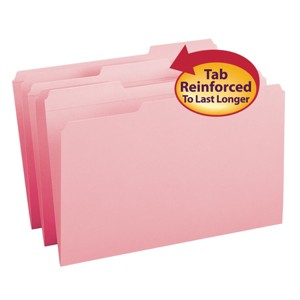 Smead File Folder, Reinforced 1/3-Cut Tab, Legal Size, 100 per Box - 1 of 4