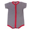 Hudson Baby Infant Boy Cotton Rompers 3pk, Ahoy - 3 of 4