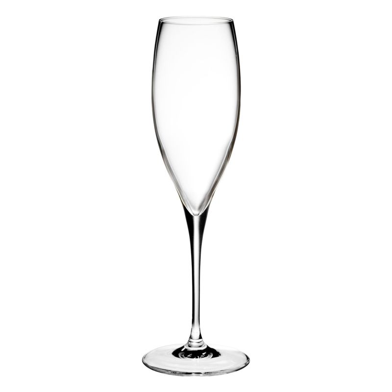 Bormioli Rocco Premium N.3 8.75 Ounce Sparkling Wine Flute Glass, Set of 4, 1 of 2