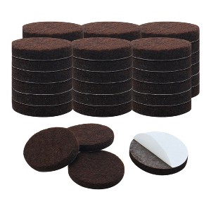 Unique Bargains Felt Round Self-Adhesive Floor Protectors Furniture Pads 40 Pcs - 1 of 3