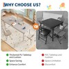Kids Folding Chairs, Toddlers Children's Activity Chairs Set for Dining Room, Daycare, Classrooms - 4 of 4