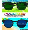 grinderPUNCH Polarized Round Sunglasses for Women Men Stylish Retro Circle Frame Sun Glasses - 4 of 4