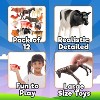 TEMI 12-Pack Large Farm Animal Toys, 3-5 Inch Realistic Plastic Figures with Horse, Cow, Pig and More - 2 of 4