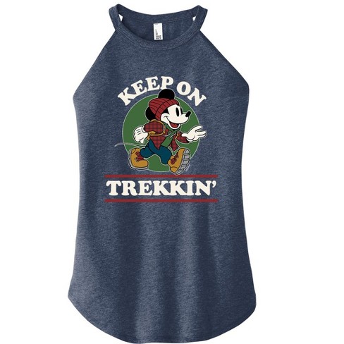 Women's - Disney - Keep On Trekkin' Graphic High Neck Tank - image 1 of 2