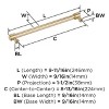 Amerock Faircrest Pull for Cabinets, Drawers, and Furniture - 4 of 4