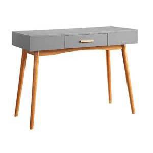 Oslo 1 Drawer Desk Gray - Breighton Home