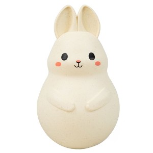 Tiger: Roly Poly - Bunny - Soft Silicone, ECO Bio-Plastic, Twinkling Sound, Soothing Sensory Toy, Ages 3 months+ - 1 of 4