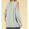 Women's Distressed Grommet Top - Honey Punch - 3 of 4
