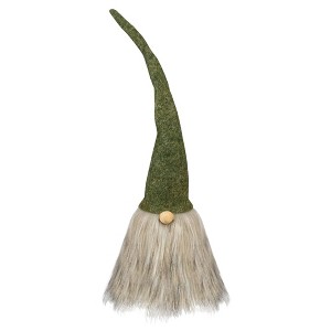 Northlight Christmas Gnome Figure with Long Pointy Hat - 14" - Green - 1 of 4