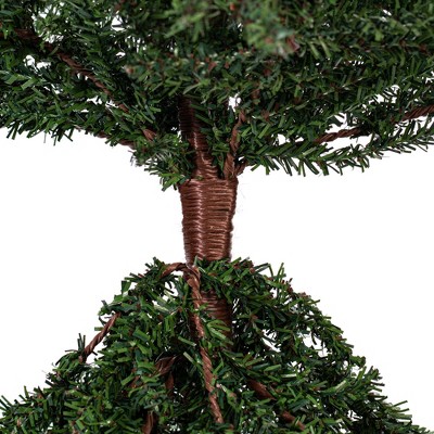 Carmel Pine 2' Tabletop Christmas Tree with Burlap Base