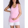 Women's Scoop Neck Side-Ruched Maternity Tank Top | Motherhood Maternity - 4 of 4