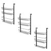 Home-Complete Over The Door Black Organizer 9-Tier Hanging Wall Organizer: Metal Kitchen Storage, 74" Height, 17.7" Depth - 3 of 4