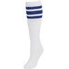 CTM Striped Top Ribbed Tube Socks (4 Pair Pack) - 3 of 4