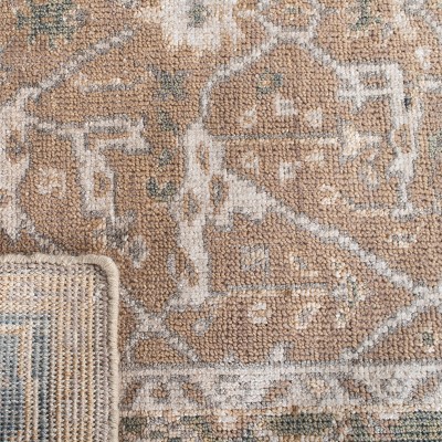 Elysian Fields 59'' Gray Hand-Knotted Wool Blend Area Rug