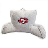 NFL San Francisco 49ers Faux Fur Logo Backrest Support Pillows