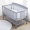 BreathableBaby Breathable Mesh Crib Liner - Deluxe Sheer Quilted Collection - Clouds - image 2 of 4