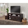 Coffee Plantation 65" Solid Wood TV Stand Espresso - Martin Svensson Home - 3 of 4