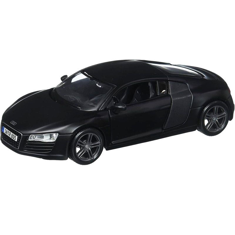 Audi R8 Matt Black "Special Edition" Series 1/24 Diecast Model Car by Maisto, 2 of 4