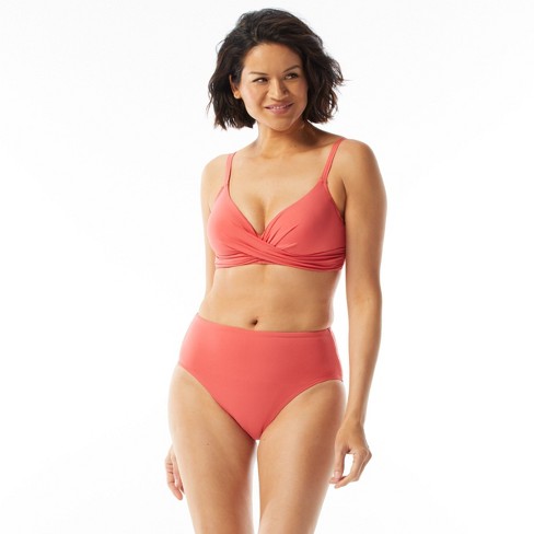 Women's Contours Diamond Wrap Bra-Sized Tankini Top