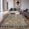 COZONY  Vintage Floral Area Rug, Non-Slip Washable Low Pile Carpet, Indoor Distressed Accent Floor Cover for Living Room and Bedroom - 4 of 4