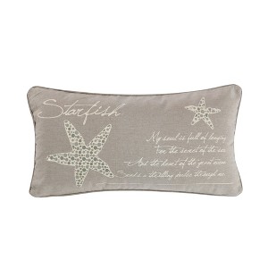 Kailua Starfish Script Decorative Pillow - Levtex Home - 1 of 3