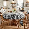 Elrene Farmhouse Living Buffalo Check Kitchen Tier Window Curtain Set of 2 - Elrene Home Fashions - 3 of 3