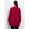 Avenue Women's Plus Size Alina Hacci Zip Detail Tunic - 3 of 4