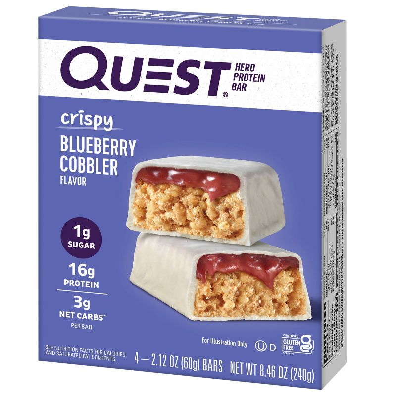 Quest Nutrition Hero Protein Bar - Blueberry Cobbler, 3 of 9