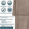 PAVILIA Wearable Blanket with Sleeves and Foot Pockets, Fleece Warm Snuggle Pocket Sleeved Throw for Women Men Adults - 4 of 4